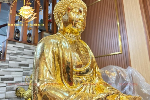 Tượng phật dát vàng 24k ở HCM